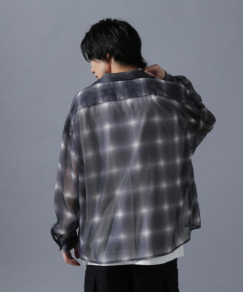 【DankeSchon】TIE DYE LONG SHIRTS 2色展開 ブラック ベージュ WEB＆DEPOT限定】DankeSchon/ダンケシェーン/TIE DYE LONG