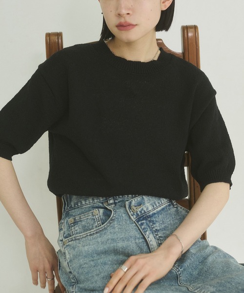 depound 半袖ニット 人気完売商品 美品 depound 半袖ニット 人気完売商品 美品