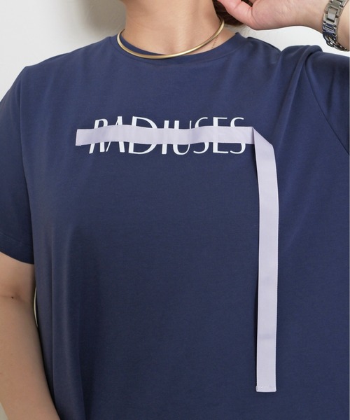 palm RICHE tシャツ シルケット天竺素材 フレアシルエット