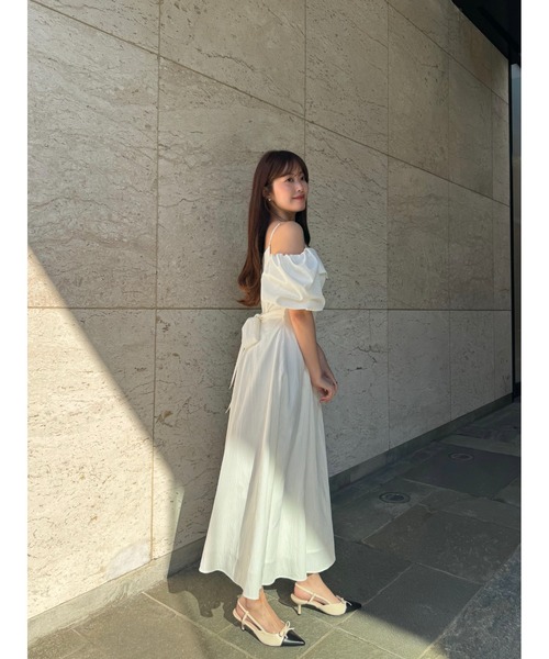 Her lip to ワンピース Papillon Stripe Shirt Dress : ZOZOTOWN