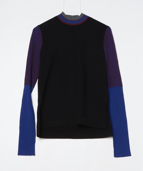 UN3D. カラーブロック長袖ニット UN3D. ニット セーター COLOR BLOCK SHEER TOP / カラーブロック