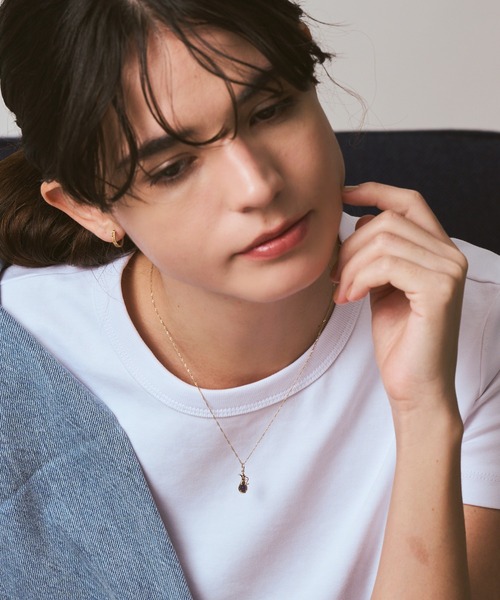 agete（アガット） チャーム K5アイオライト／シェルチャーム