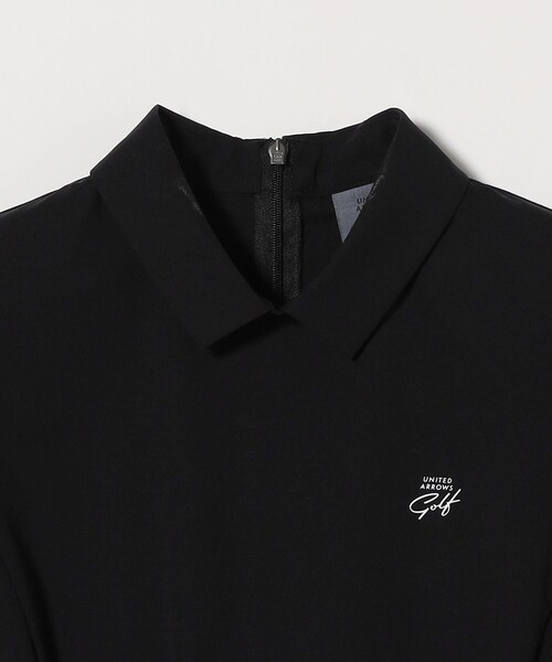 UNITED ARROWS GOLF ワンピース ロゴテープ ノースリーブ