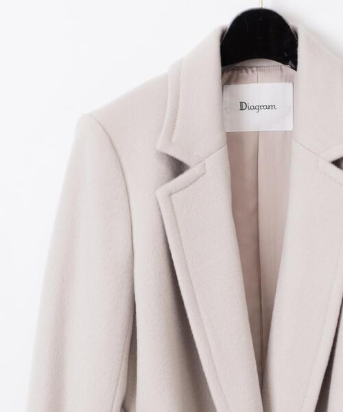 「GRACE CONTINENTAL」 チェスターコート 38 キナリ レディース_画像2