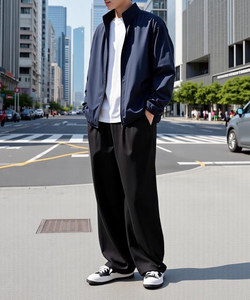 LIFEMAX コート ジャケット 「LIFEMAX」リサイクルタフタ スタンド