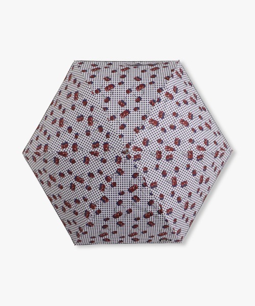 ANNA SUI 折りたたみ傘 チェリープリント晴雨兼用（イージー