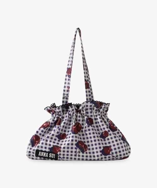 【ANNA SUI】即対応 チェリー柄雨傘（ミニ傘） ANNA SUI 折りたたみ傘 チェリー柄雨傘（ミニ傘） レディース