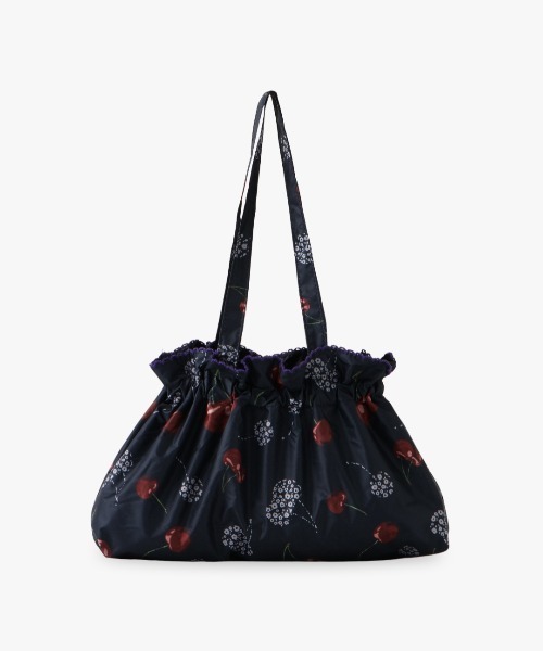 ANNA SUI 折りたたみ傘 チェリープリント晴雨兼用（イージー