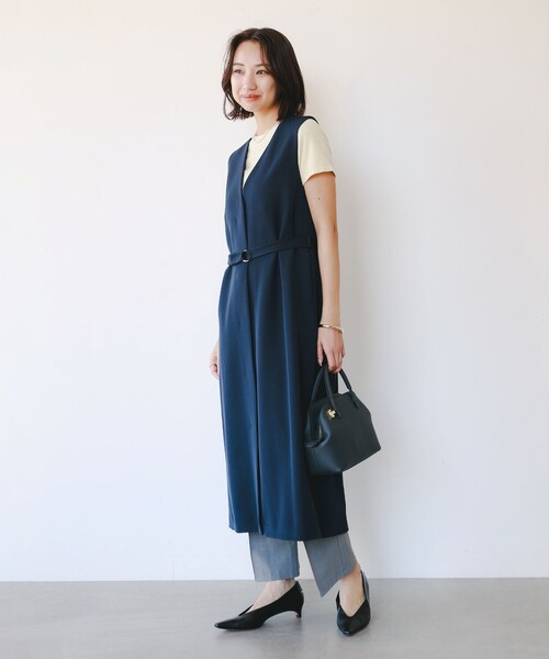 THE IRON アイロン ラップジレワンピース beams B:MING LIFE STORE by BEAMS｜ジレ ワンピース | Rakuten Fashion(楽天