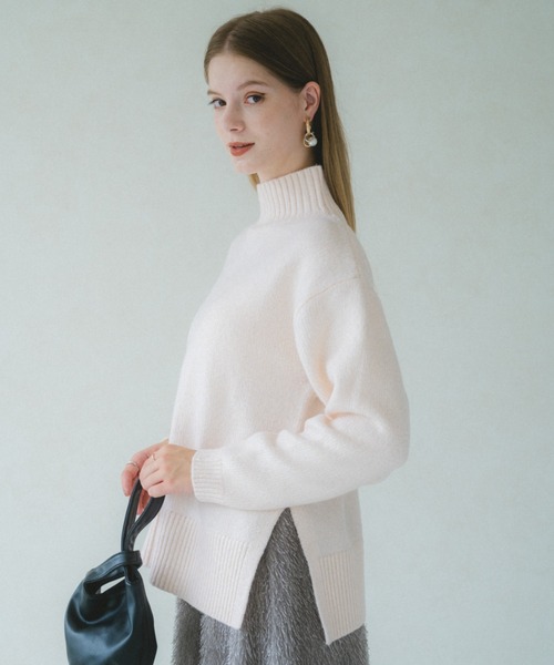 「VANNIE U」 長袖ニット FREE ピンク レディース_画像4