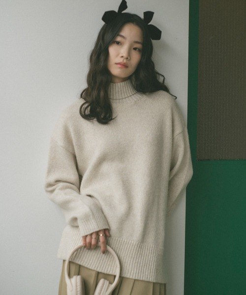 「VANNIE U」 長袖ニット FREE ピンク レディース_画像5