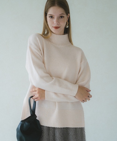 「VANNIE U」 長袖ニット FREE ピンク レディース_画像6