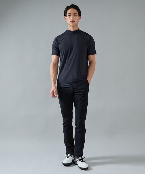 JUN&ROPE' tシャツ ロメリーナナイロンジャージモックネック