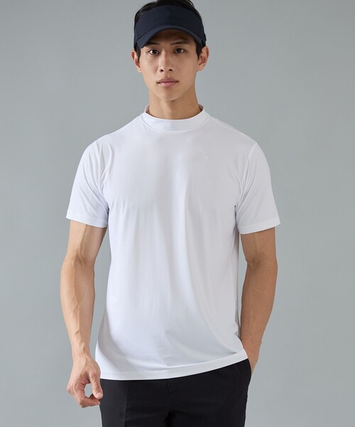 JUN&ROPE モックネックシャツ Mサイズ（ジュンアンドロペ） JUN&ROPE' tシャツ ロメリーナナイロンジャージモックネック