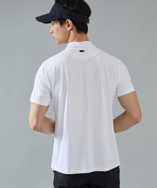 JUN&ROPE' tシャツ ロメリーナナイロンジャージモックネック