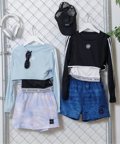 algy（アルジー） 水着 タンタケラッシュガード＆タンク4P水着_a別注