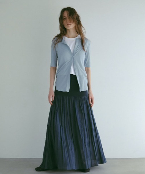 ETRE TOKYO（エトレトウキョウ） スカート ウエストジャガードロング