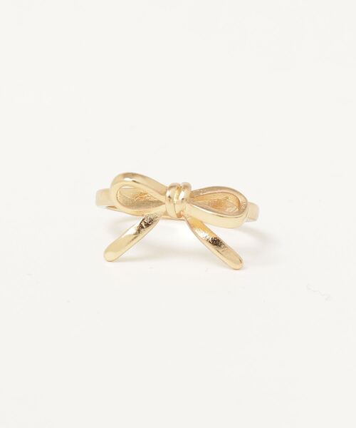 ゴールド リボンモチーフリング rae 指輪 リング 「rae」リボンモチーフリング レディース メンズ