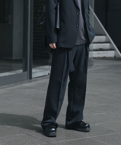 ATTACHMENT（アタッチメント） スラックス PE ストレッチダブルクロス