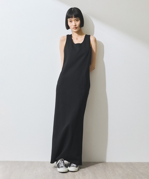 ADAM ET ROPE' ニットジレコンビワンピース ADAM ET ROPE'｜【WEB限定】・【定番人気】パターンニットジレ