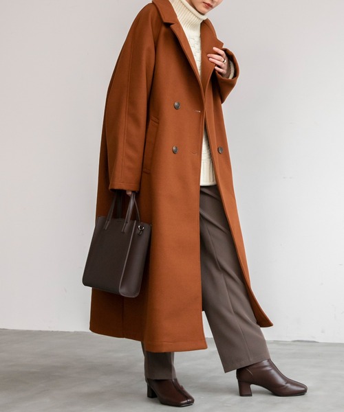 「BONLECILL」 チェスターコート FREE ブラック レディース_画像4