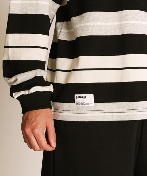 トップス BORDER L/S POCKET TEE トップス BORDER L/S POCKET TEE Graphpaper] Jersey Oversized