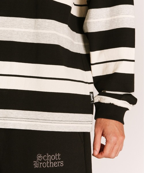 Schott N.Y.C tシャツ Schott/ショット/O.G. BORDER LS T-SHIRT