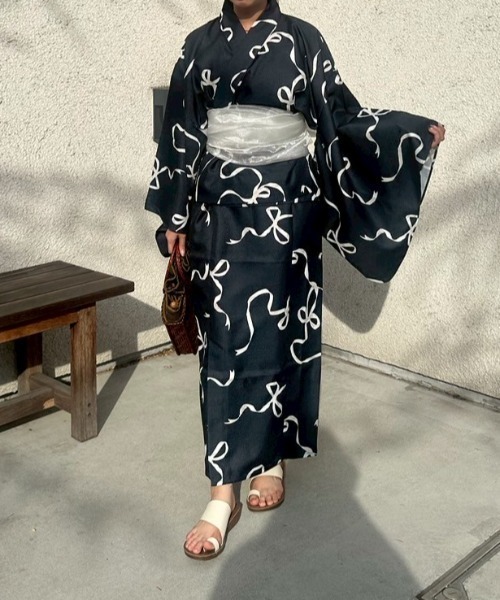 nemne 浴衣 2025 浴衣4点セット レディース 2way セパレート式 nemne 浴衣 2025 浴衣4点セット レディース : ZOZOTOWN Yahoo!店