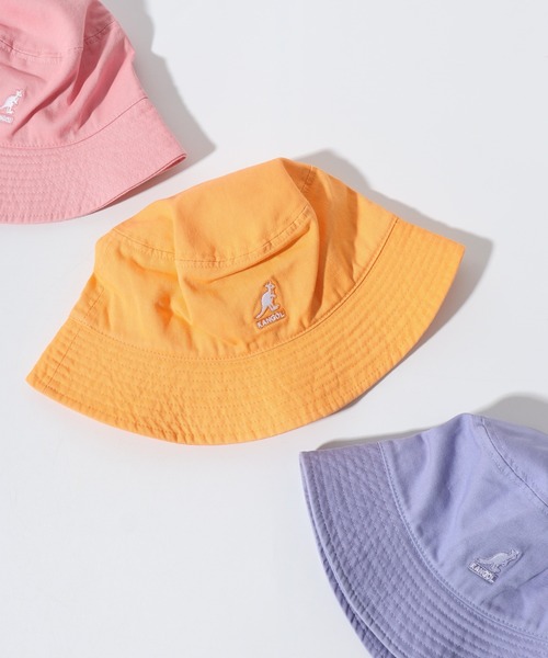 KANGOL（カンゴール） 帽子 ハット ワンポイントロゴ バケットハット 