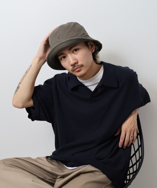 KANGOL（カンゴール） 帽子 ハット ワンポイントロゴ バケットハット