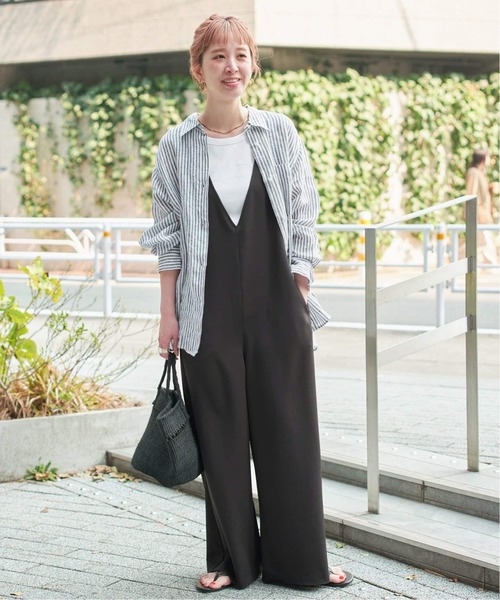 JOURNAL STANDARD relume｜カラーリネンギャザーブラウス