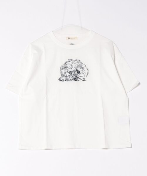 tシャツ (BD)「BARNDOOR」アニマル 刺繍 Tシャツ レディース