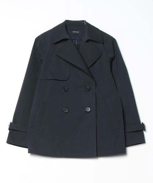 UNTITLED（アンタイトル） トレンチコート 01 ネイビー レディース