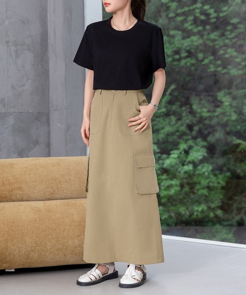 DAY CLOSET ロング スカート 夏 レディース オトナカジュアルスリット