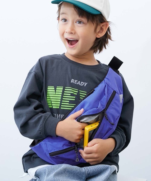 [Agnes b. KIDS UNISEX] 大人でも使える★ロゴ 2way 通園バッグ Agnes b. KIDS UNISEX] 大人でも使える☆ロゴ 2way 通園バッグ