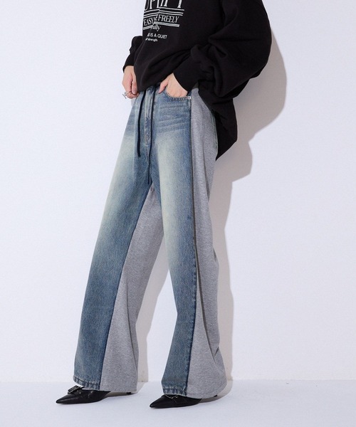 JEANASIS（ジーナシス） ジーンズ デニム デニムパンツ スウェット