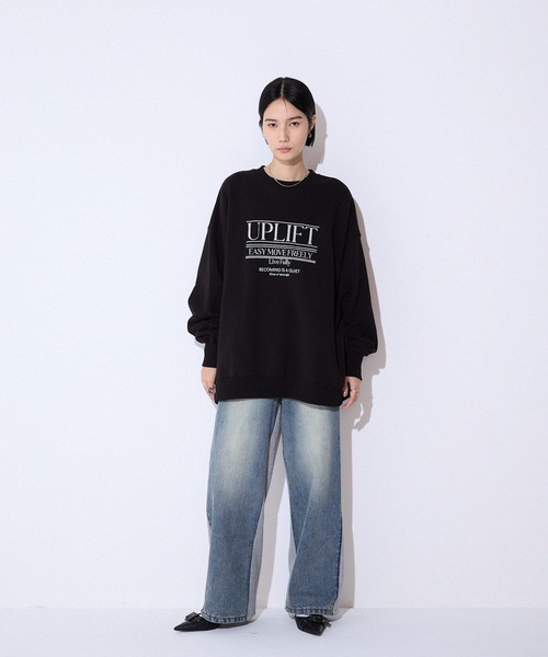美品✴︎JEANASIS スウェットドッキングデニム ジーナシス 黒 FREE JEANASIS（ジーナシス） ジーンズ デニム デニムパンツ スウェット