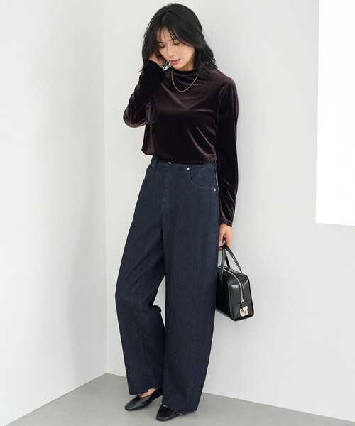 新品　UNFILO アンフィーロ　バレルレックデニム　 デニムパンツ　Lサイズ UNFILO（アンフィーロ） ジーンズ デニム デニムパンツ 「UNFILO DENIM