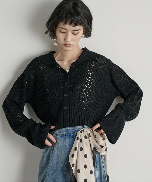 sullen JAREY ニットポロカーディガン　black&blue SWAP – SULLEN TOKYO