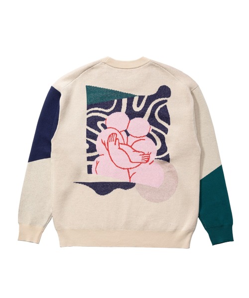 セーター ニット 前田豆コ Jacquard Sweater メンズ レディースの画像