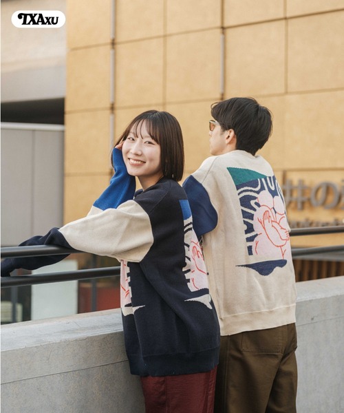 セーター ニット 前田豆コ Jacquard Sweater メンズ レディースの画像