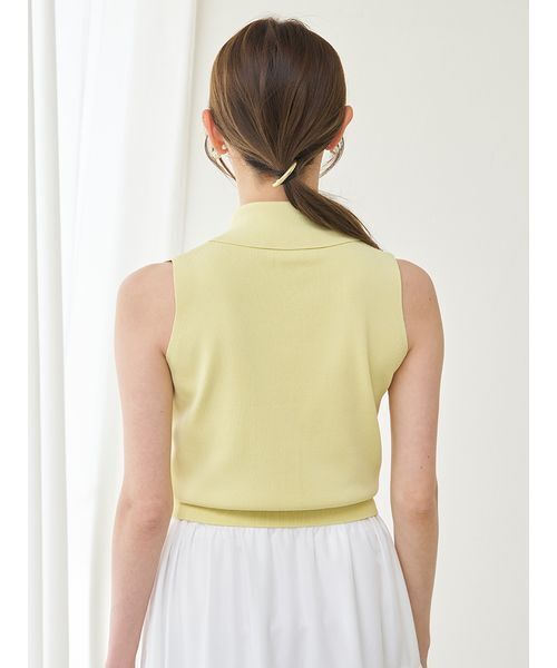 【山の麓】SNIDEL ニットベスト×ティアードスカートセット ブラウン ニットベスト×ティアードスカートセット(トップス＆ボトムセット