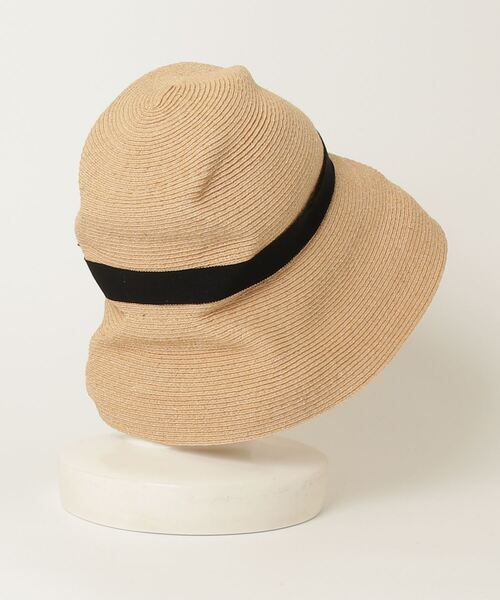 「mature ha.」 リボンストローハット - ベージュ レディース_画像2