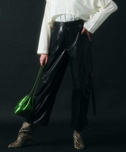 MAISON SPECIAL（メゾンスペシャル） カーゴパンツ 36 ブラック