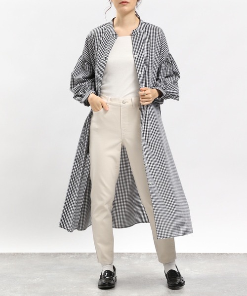 「GLOBAL WORK Smile Seed Store」 長袖ワンピース SMALL ブルー系その他6 レディース_画像7