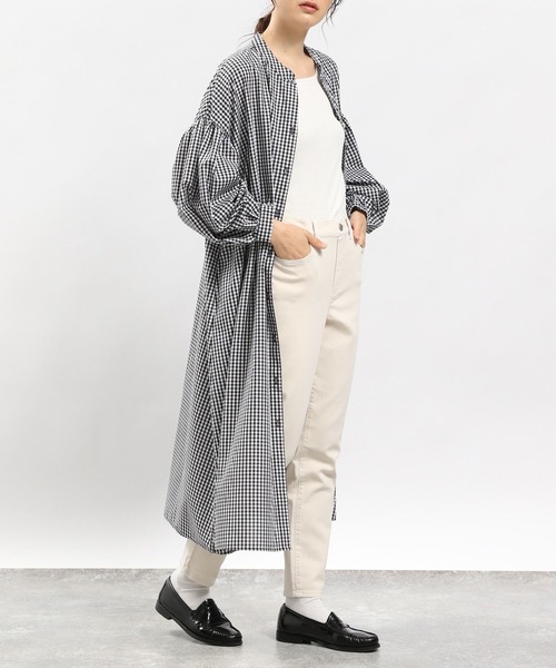 「GLOBAL WORK Smile Seed Store」 長袖ワンピース SMALL ブルー系その他6 レディース_画像8