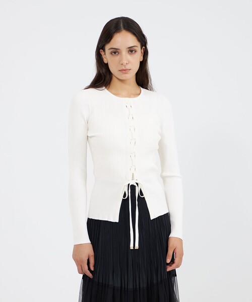 EPOCA（エポカ） ニット セーター レースアップニット プルオーバー