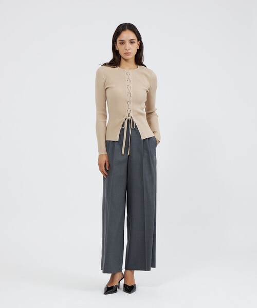 EPOCA（エポカ） ニット セーター レースアップニット プルオーバー