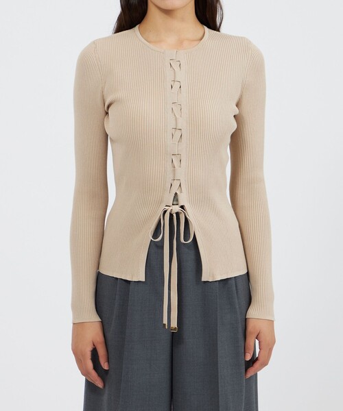 EPOCA（エポカ） ニット セーター レースアップニット プルオーバー