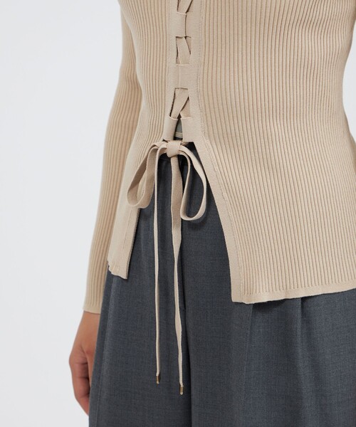 EPOCA（エポカ） ニット セーター レースアップニット プルオーバー